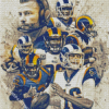 St Louis Rams Players Art Diamond Paintings