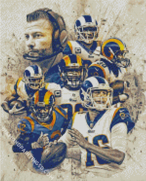 St Louis Rams Players Art Diamond Paintings