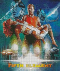 The Fifth Element Movie Poster Diamond Paintings