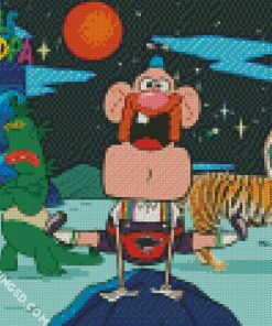 Uncle Grandpa Cartoon Diamond Paintings