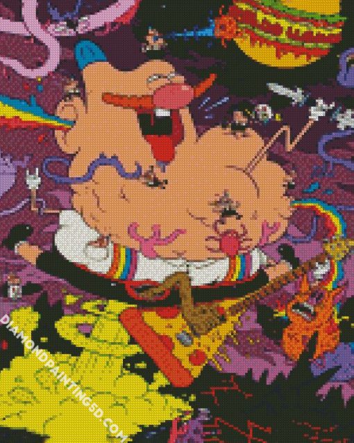 Uncle Grandpa Characters Diamond Paintings