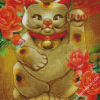 Cute Lucky Cat Art Diamond Paintings