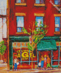 St Viateur Bagel Montreal Art Diamond Paintings