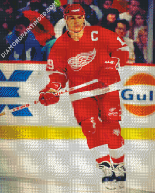 Steve Yzerman Player Diamond Paintings