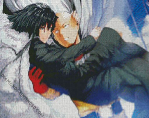 Saitama And Fubuki One Punch Man diamond painting