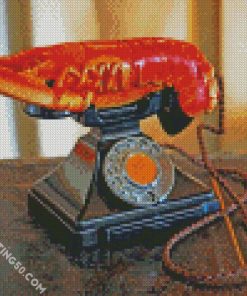 Salvadore Dali Lobster Telephone diamond painting