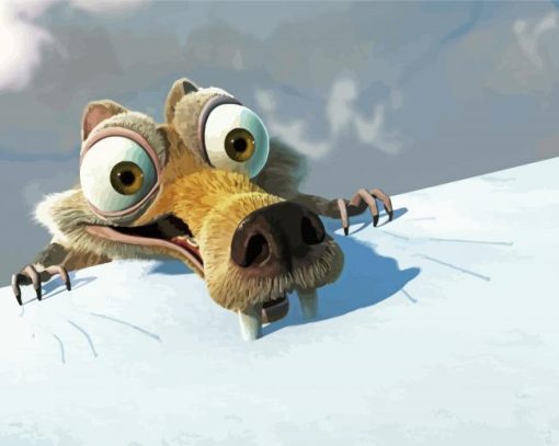 Scrat Animated Movie Character Diamond Paintings