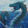 Sea Serpent Leviathan diamond painting