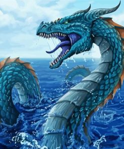 Sea Serpent Leviathan diamond painting