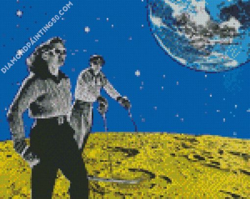 Space Hiking diamond painting