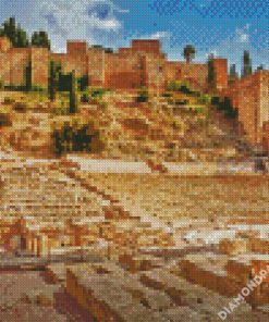 Spain Malaga Teatro Romano diamond painting