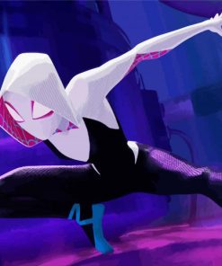 Spider Gwen Character Diamond Painting