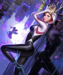 Spider Gwen Comic Diamond Paintings