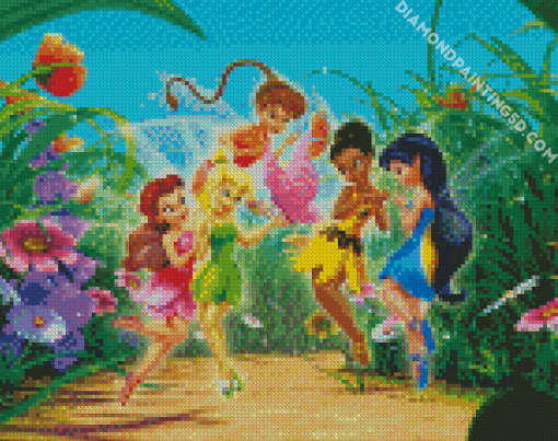 Spring Disney Fairies Diamond Painting