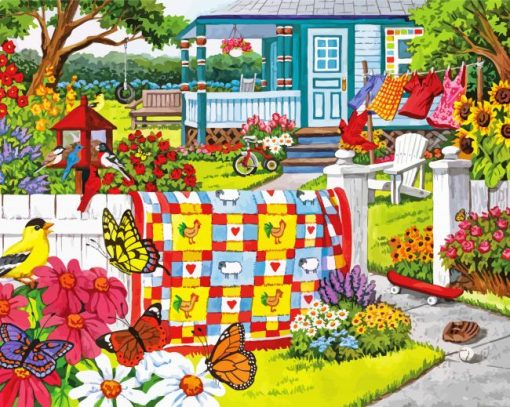 Spring Garden Diamond Paintings