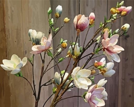 Spring Magnolias diamond painting