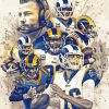 St Louis Rams Players Art Diamond Paintings