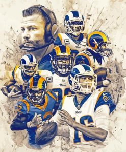 St Louis Rams Players Art Diamond Paintings