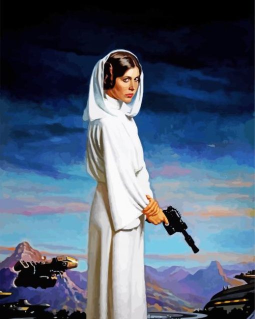 Star Wars Leia diamond painting