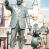 Statue Walt And Mickey Diamond Paintings