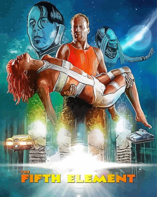 The Fifth Element Movie Poster Diamond Paintings