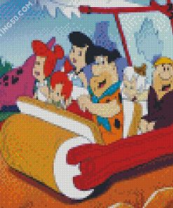 The Flintstones diamond painting