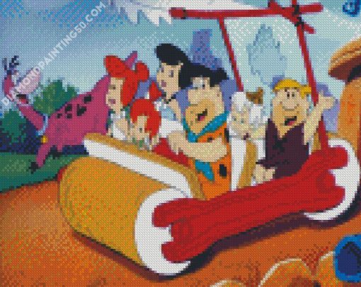 The Flintstones diamond painting