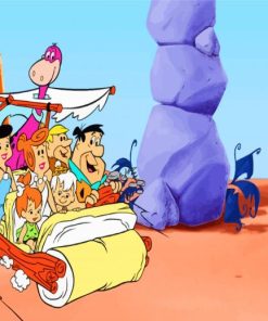 The Flintstones Family diamond painting