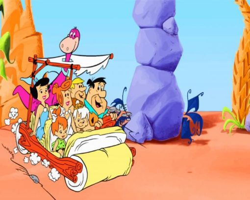 The Flintstones Family diamond painting