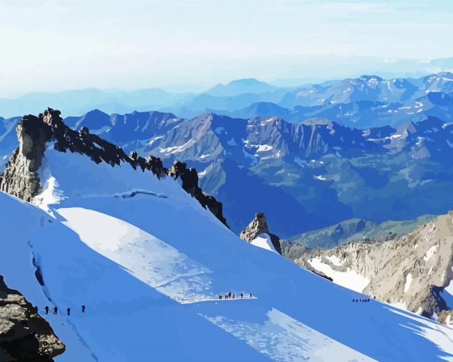 The Gran Paradiso National Park Diamond Paintings