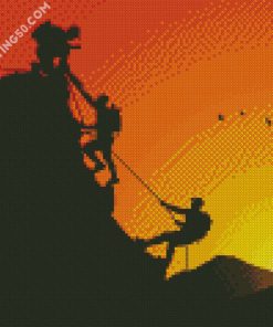 The Hikers Silhouette diamond painting