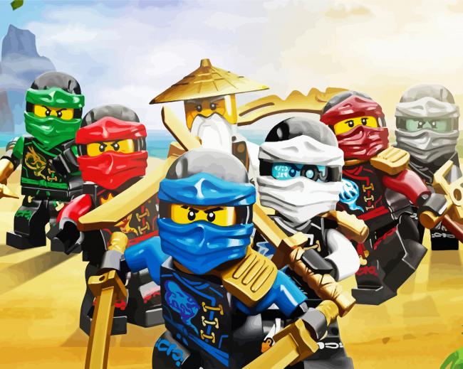 The Lego Ninjago Diamond Paintings