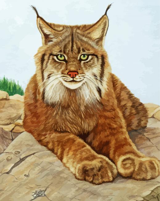 The Lynx Cat diamond painting