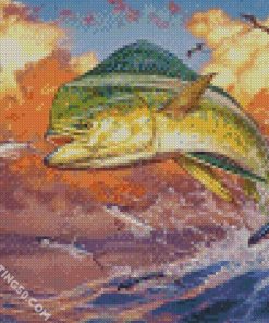 The Mahi Mahi Fish diamond painting