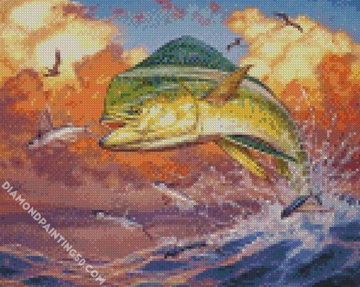 The Mahi Mahi Fish diamond painting