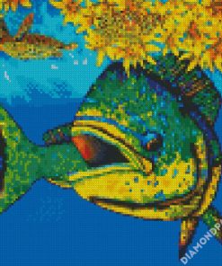 The Mahi Mahi Fish Art diamond painting