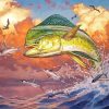 The Mahi Mahi Fish diamond painting