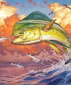 The Mahi Mahi Fish diamond painting