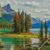 The Maligne Lake diamond painting