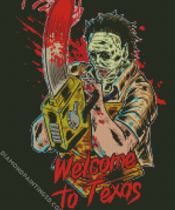 The Texas Chain Saw Massacre Leatherface diamond painting