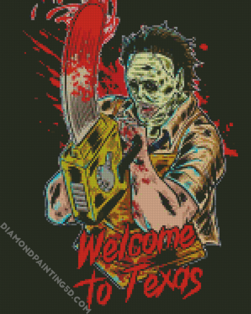 The Texas Chain Saw Massacre Leatherface diamond painting