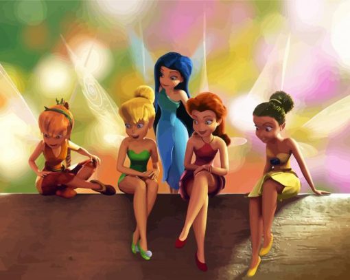 Tinker Bell The Other Fairies Diamond Paintings