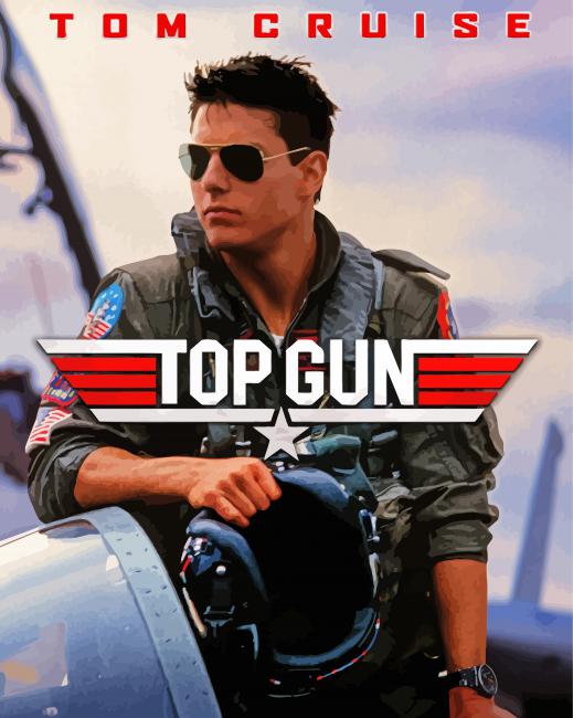 Tom Cruise Top Gun Diamond Paintings