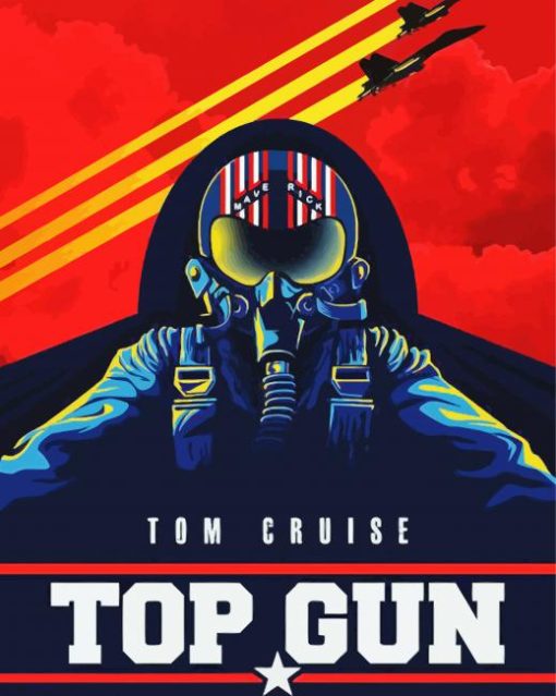 Top Gun Movie Poster Diamond Paintings