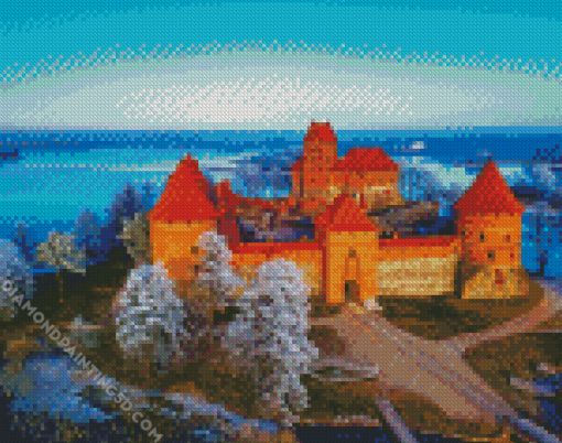 Trakai Island Castle diamond painting