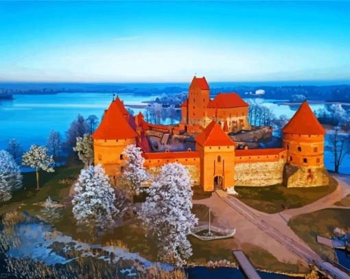 Trakai Island Castle diamond painting