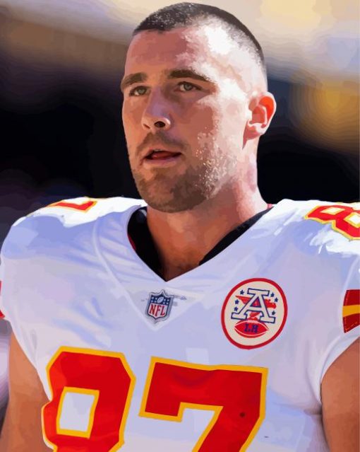 Travis Kelce Player Diamond Painting