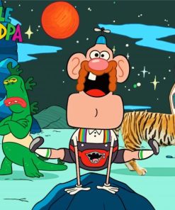 Uncle Grandpa Cartoon Diamond Paintings