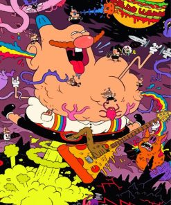 Uncle Grandpa Characters Diamond Paintings