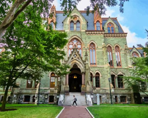 University Of Pennsylvania Building Diamond Painting